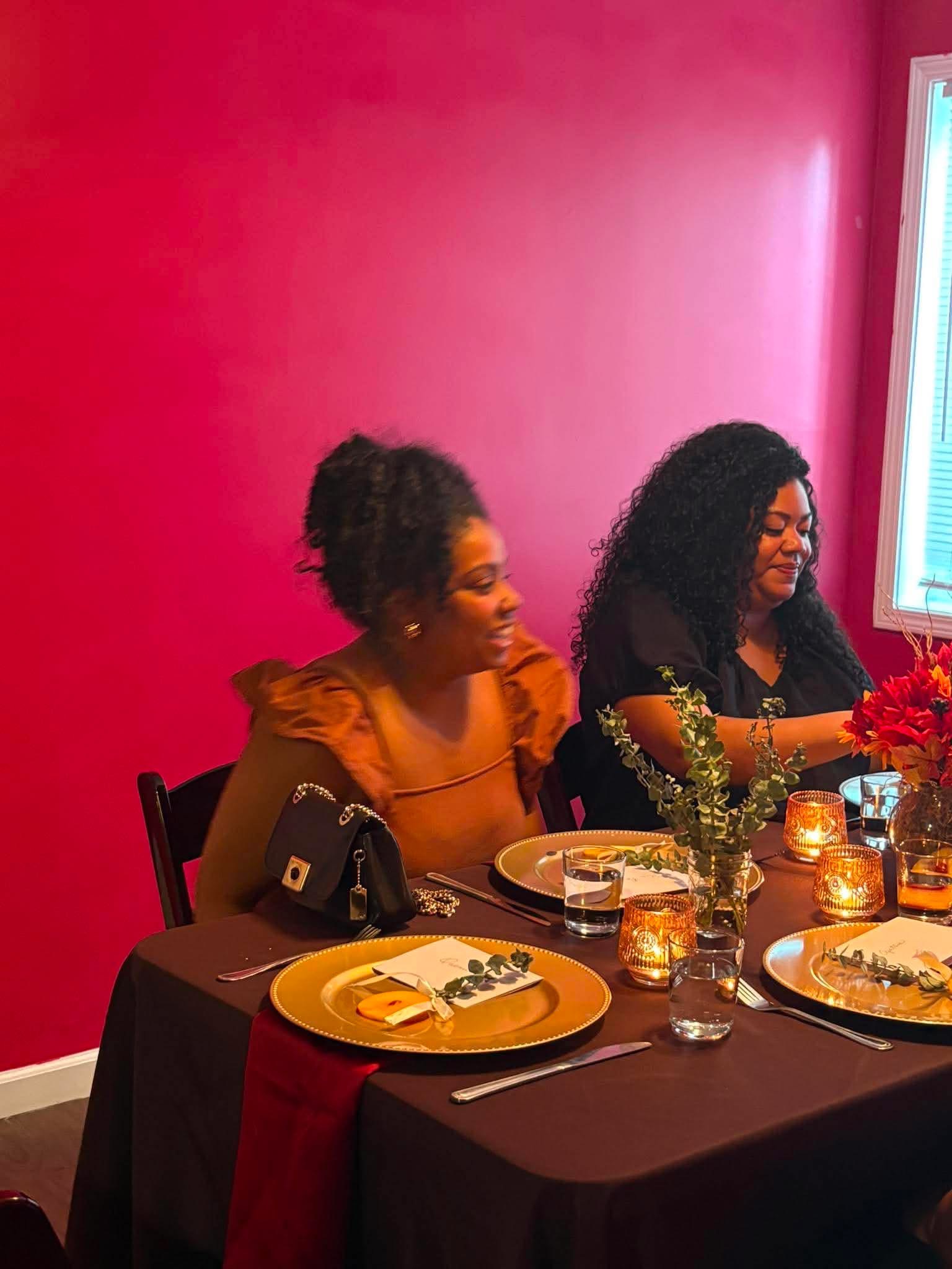 A guest enjoying the supper club