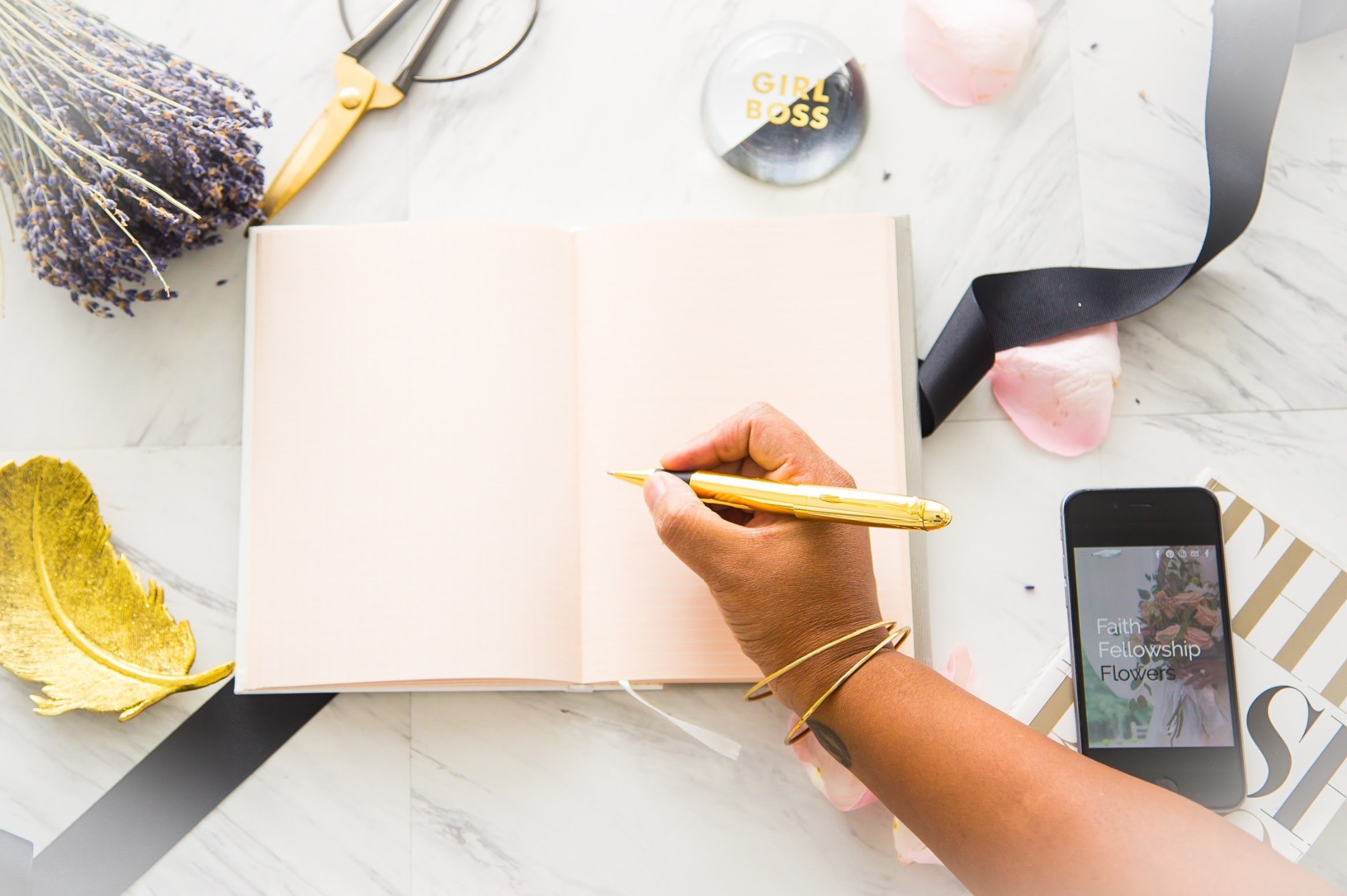 An editorial still life representing The Tablet